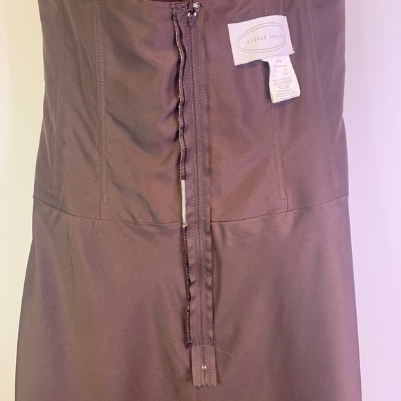 Alfred Angelo Brown Bridesmaid Dress Size S - Picture 11 of 13